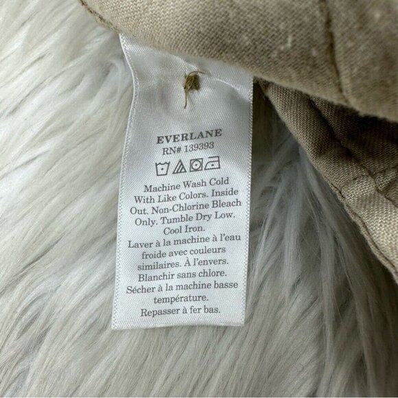 Everlane Women’s NWT Dark‎ Khaki The Relaxed Chino Lyocell Trouser 4/W28/L28.75 - Picture 7 of 13